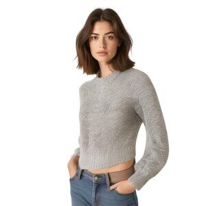 The fifth Label Crop Gray Sweater Size S